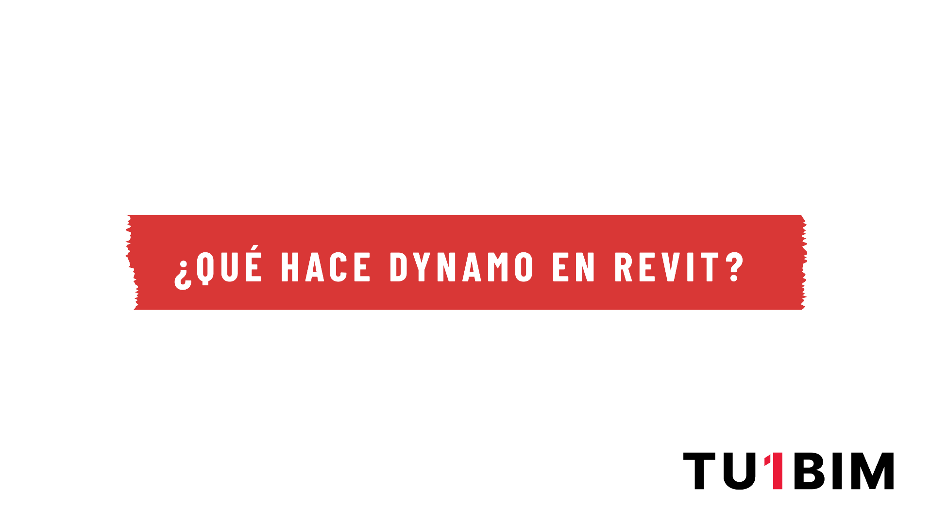 ¿Qué hace Dynamo en Revit?